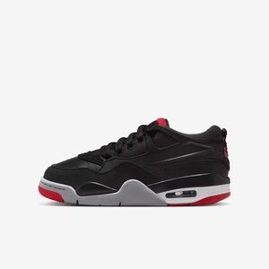 Nike Jordan Flight Court Black and Red Sneakers